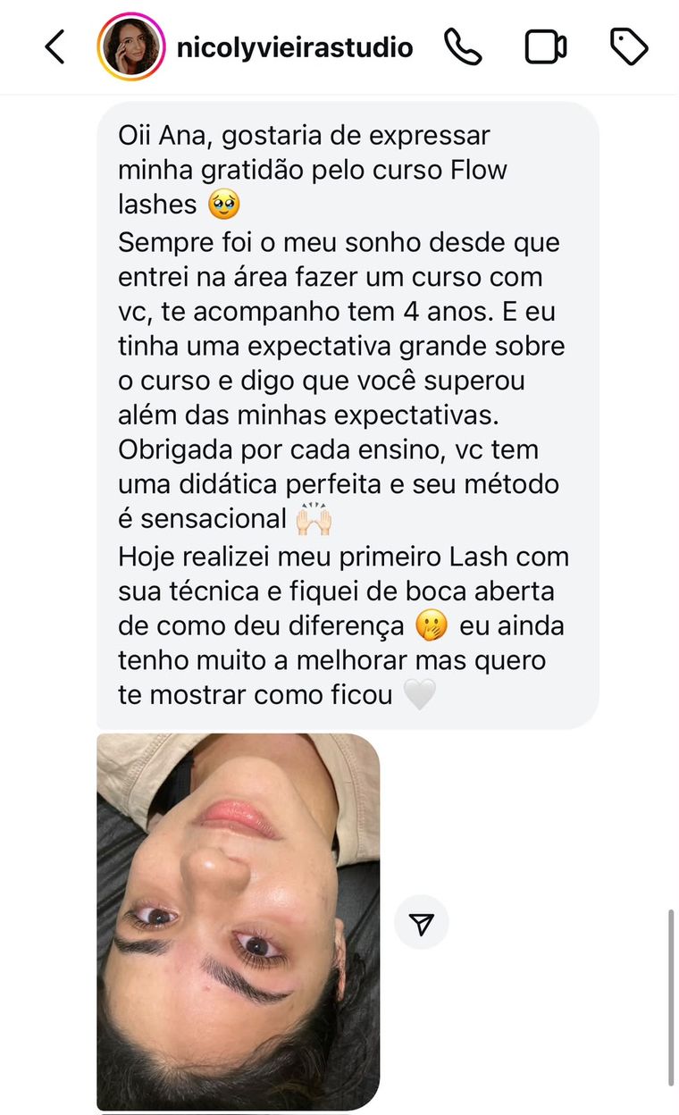 Depoimento de aluna